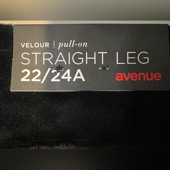 Avenue velour NEW NWT pull on pants - Picture 2 of 2